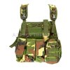 Taktická vesta - Plate Carrier Cordura 1000D woodland  Airsoft