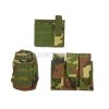 Taktická vesta - Plate Carrier Cordura 1000D woodland  Airsoft