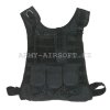 Taktická vesta MOLLE light černá Warrior  Airsoft