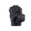 Taktická vesta Plate Carrier Side Cummerbund System Black - GFC  Airsoft