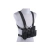 Taktická vesta Fast Chest Rig Black - GFC  Airsoft