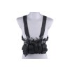 Taktická vesta Fast Chest Rig Black - GFC  Airsoft