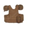 Vesta taktická s odhozem COMBAT COYOTE TAN - MFH  Airsoft