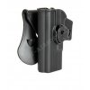 Pouzdro na Glock 17 / 18C levé Černé - Amomax  Airsoft