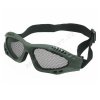 Taktické brýle s mřížkou malé zelené - MFH  airsoft