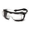 Brýle Pro-G Cappture čiré s gumovým těsněním, nemlživé - Pyramex  airsoft