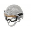 Brýle na přilbu FAST Dark Earth/ Clear - FMA  airsoft