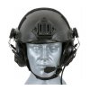 Ochranná sluchátka s mikrofonem na přilbu M32H Černá - Earmor  Army shop