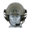 Ochranná sluchátka s mikrofonem na přilbu M32H Zelená - Earmor  Army shop