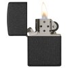 Zapalovač benzínový, 26075 Black Crackle - Zippo  Zapalovač