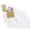 Zapalovač benzínový, 24180 Armor® Tumbled Brass - Zippo  Zapalovač