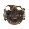 it tactical glory mask with 3d fangs ear protection mc 05
