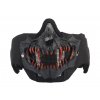 it tactical glory mask with 3d fangs ear protection black 06