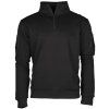 Mikina TACTICAL roláková 3/4 zip ČERNÁ