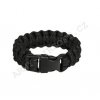 Náramek Paracord Černý - Mil-tec  airsoft