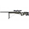 Airsoft Sniper L96D AW .338  (MB-08D) OD + optika + dvojnožka - Well  Airsoft