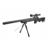 Airsoft Sniper MB4404D + optika a dvojnožka - černá - WELL  Airsoft