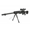 Airsoft Sniper MB4411D + optika a dvojnožka - černá - WELL  Airsoft