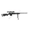 Airsoft sniper MB4405D + optika a dvojnožka - černá - WELL  Airsoft