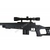 Airsoft Sniper MB4408D + optika a dvojnožka - černá - WELL  Airsoft