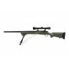 Airsoft Sniper U.S. M24 - olivová (OD) + optika a dvojnožka - Snow Wolf  Airsoft