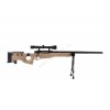 Airsoft Sniper L96D AW 338 (MB-08D TAN) + optika a dvojnožka - Well  Airsoft