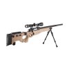 Airsoft Sniper L96D AW 338 (MB-08D TAN) + optika a dvojnožka - Well  Airsoft
