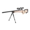Airsoft Sniper L96D AW 338 (MB-08D TAN) + optika a dvojnožka - Well  Airsoft
