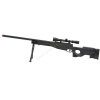 Airsoft sniper L96 (MB15DGE UPGRADE) Black + puškohled + dvojnožka - WELL  Airsoft
