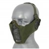 Ocelová maska v3 Olive - CS  Airsoft