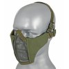 Ocelová maska v.2 Olive - ACM  Airsoft