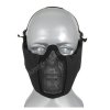 Maska ocelová v.2 přes uši Black - ACM  Airsoft