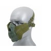 Maska na obličej SKULL Olive - CS  Airsoft