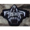 Maska STRIKE tvarovatelná Černá lebka - Emerson  Airsoft