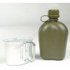 US polní láhev s obalem a pitítkem Woodland - Mil-tec  Army shop