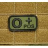 Nášivka krevní skupina 0 POS - MFH  Army shop
