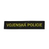 Nášivka Jmenovka black VOJENSKÁ POLICIE  Army shop