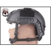 Replika balistické helmy s montážemi - Black EMERSON  Army shop