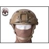 Replika balistické helmy s montážemi - Coyote EMERSON  Army shop