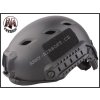 Replika balistické helmy FAST s montážemi - Black EMERSON  Army shop