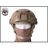 Replika balistické helmy s montážemi Carbon - Coyote EMERSON  Army shop