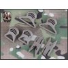 Klipy pro upevnění brýlí na helmu - EMERSON  Army shop