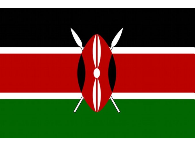 Vlajka Keňa o velikosti 90 x 150 cm