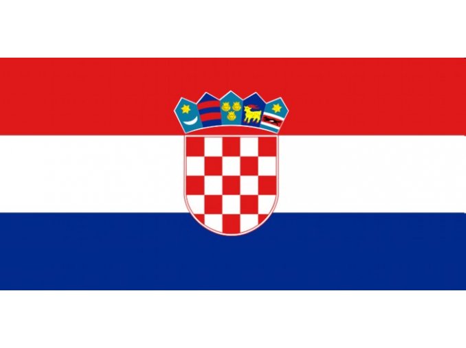 Vlajka Chorvatska o velikosti 90 x 150 cm