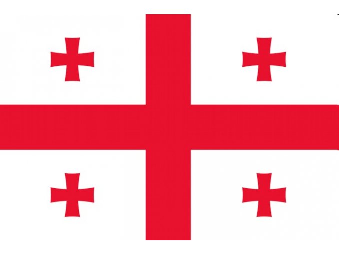 Vlajka Gruzie o velikosti 90 x 150 cm
