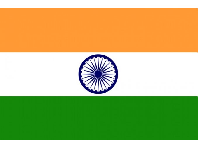 Vlajka Indie o velikosti 90 x 150 cm