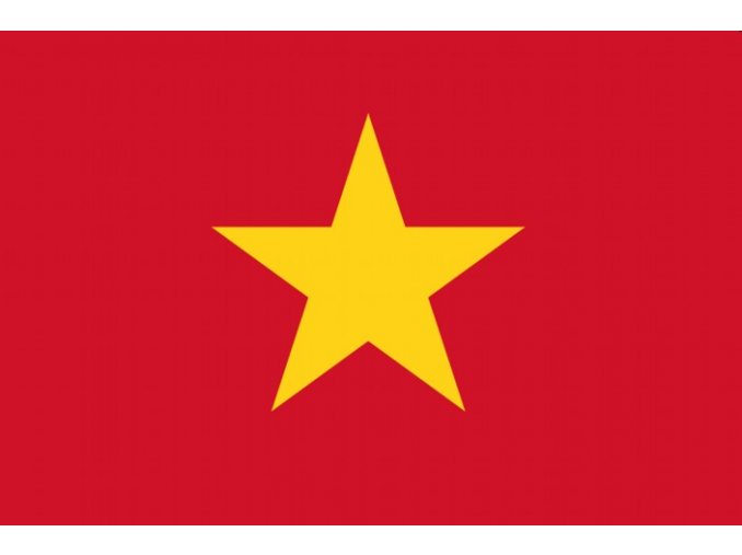 Vlajka Vietnam o velikosti 90 x 150 cm