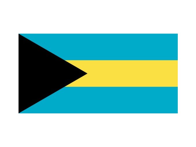 Vlajka Baham o velikosti 90 x 150 cm