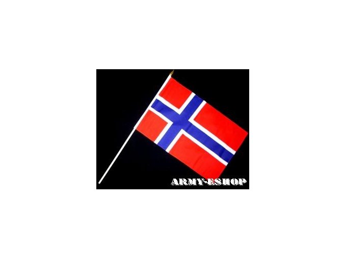 Vlaječka - praporek Norsko 30 x 45 cm