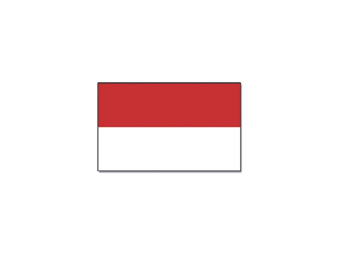 Vlajka Monako o velikosti 90 x 150 cm